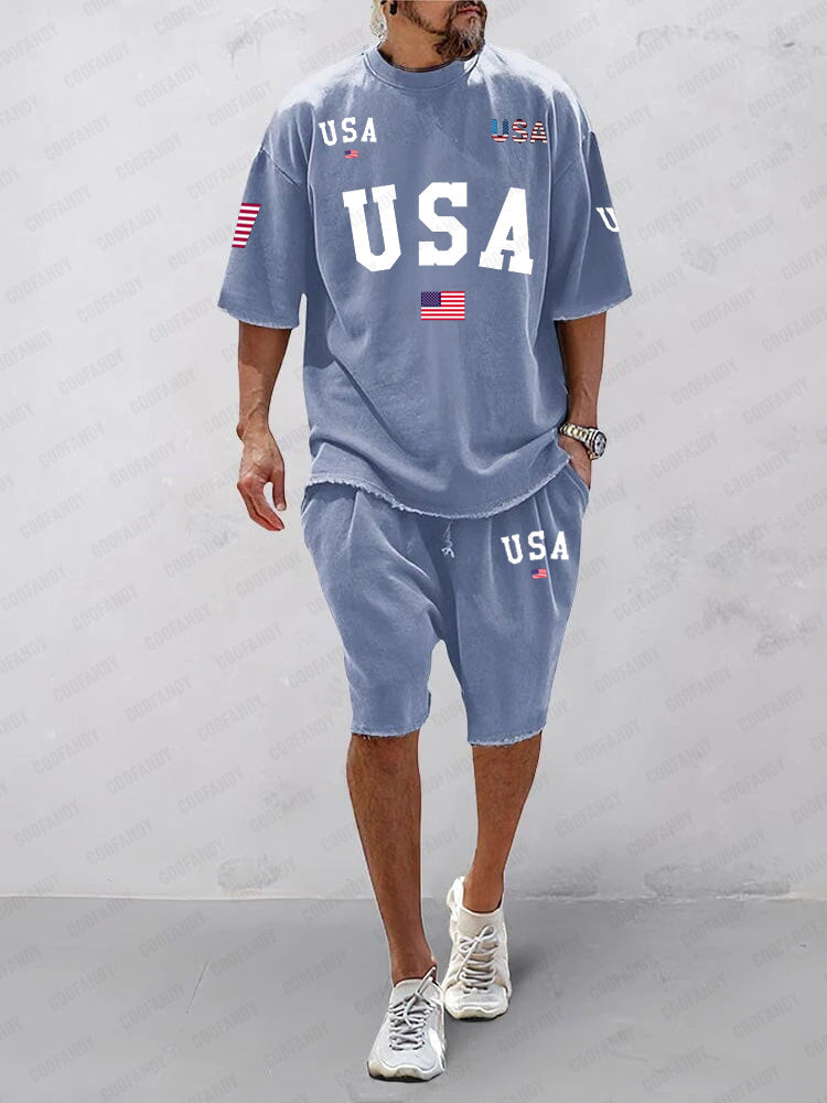 Athleisure Camo Print 2-Piece Set