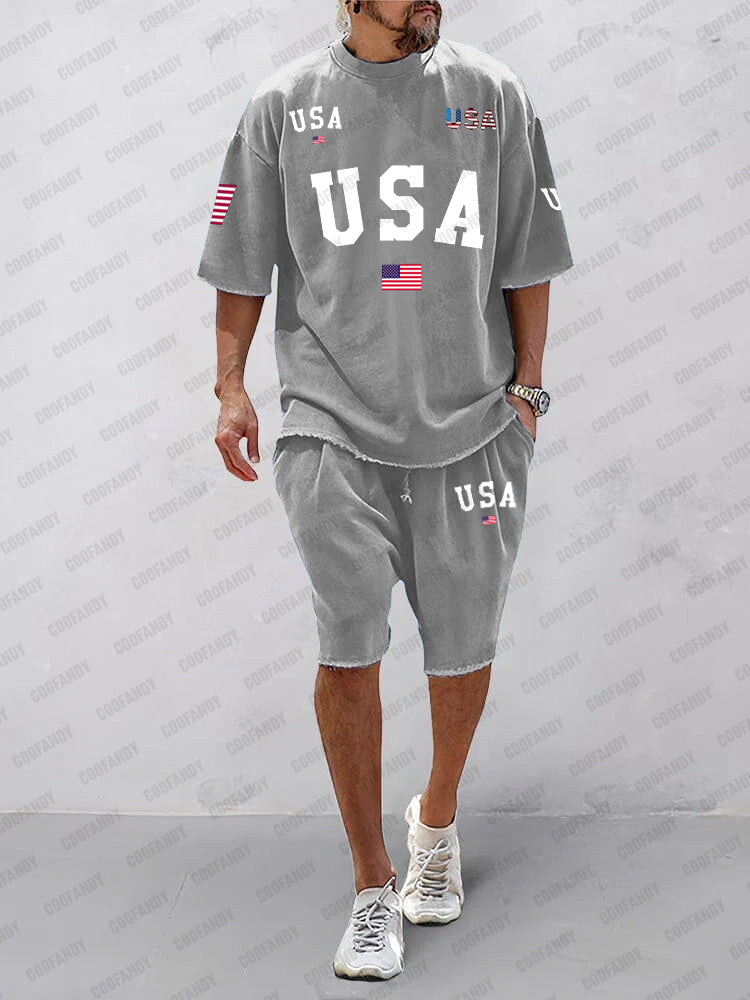 Athleisure Camo Print 2-Piece Set