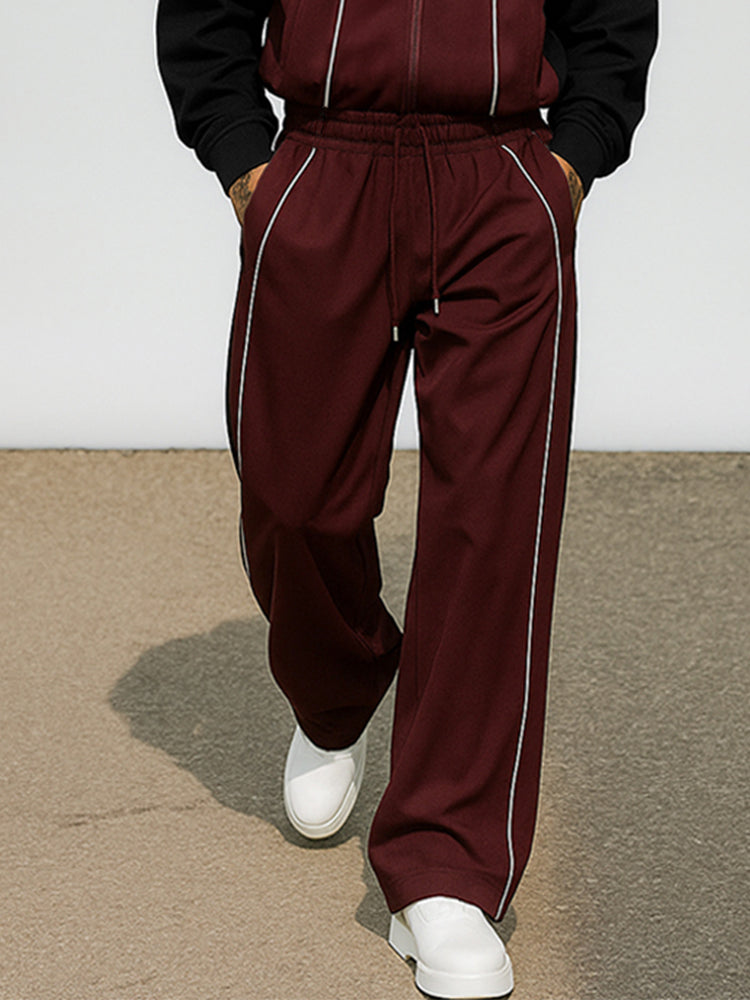 Casual Sport Color Block Matching Set