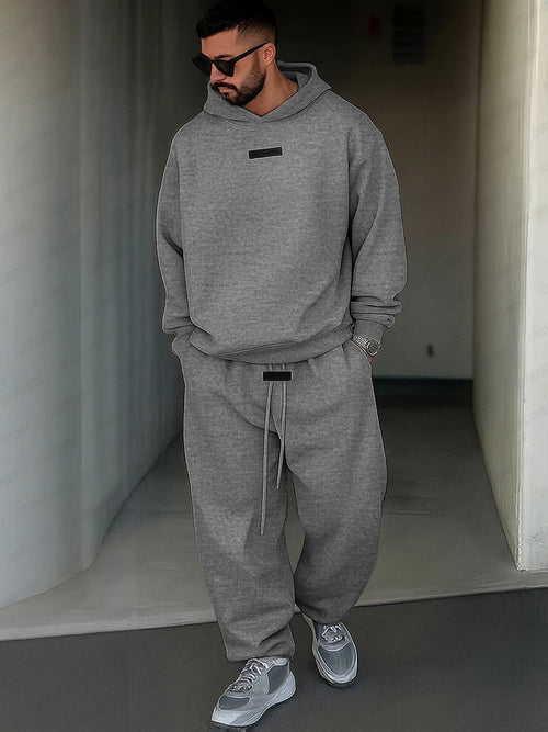 Athleisure Style Hoodie Pants Set