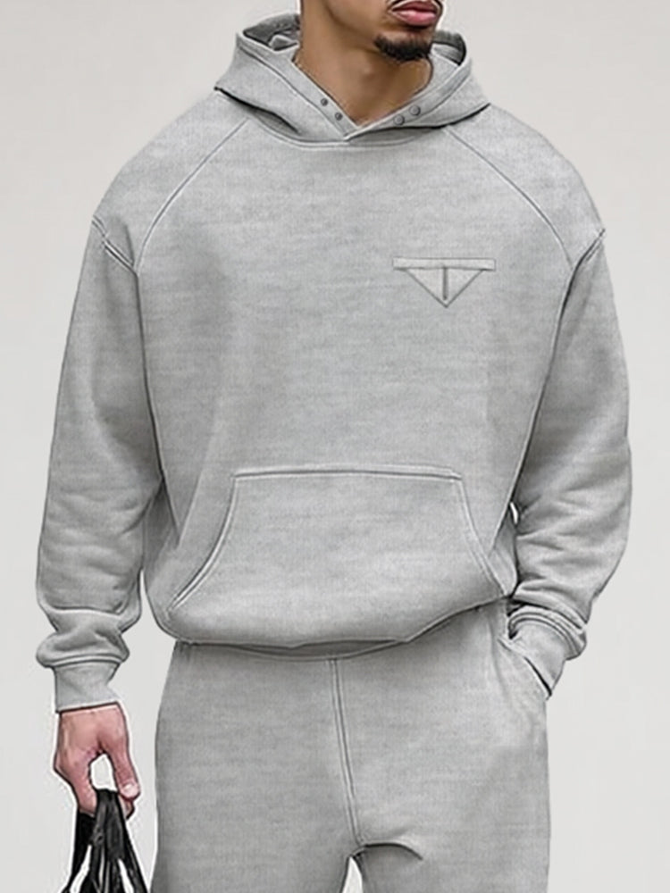 Soft Daily Wear Hoodie Pants Set