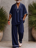 Ultra Soft Loose Batwing Sleeves Two Piece Set