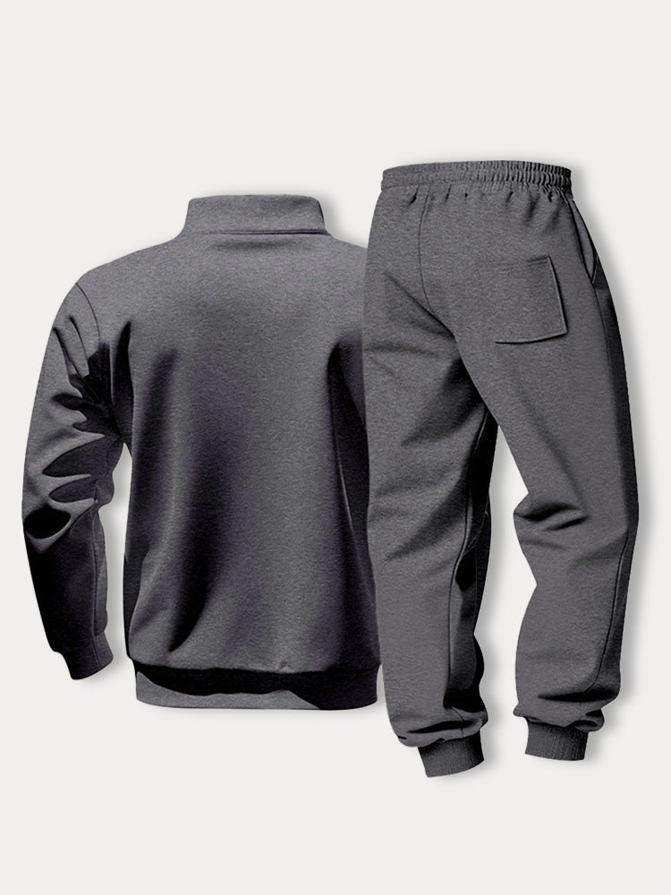 Athletic Comfort Fleece Sweatsuit Set